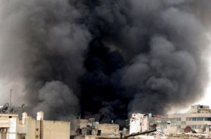 ledakan di masjid syiria